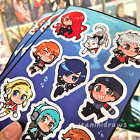 Image 3 of [preorder] persona series ✨ waterproof vinyl sticker sheets