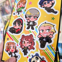 Image 5 of [preorder] persona series ✨ waterproof vinyl sticker sheets