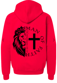 Image of Man Of Faith Zip Hoodie 