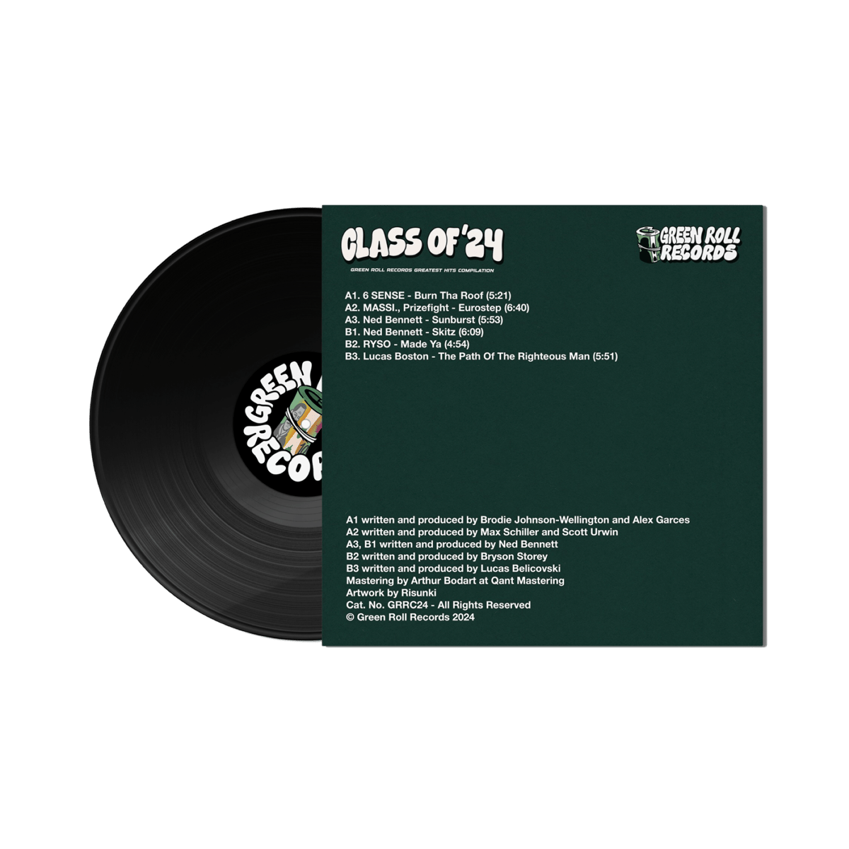 Class Of '24' Greatest Hits Compilation 12” Vinyl | Green Roll Records