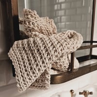 Image 2 of Callas Knitted Towel, Recycled cotton yarn towel for bathroom/kitchen - Natural Fibers - Sustainable