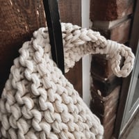 Image 3 of Knitted hotpads, thick cotton pot holder, hot pads, knitted trivets