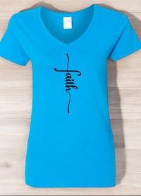 Image of Faith Cross Woman's T 