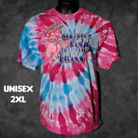 Unisex 2XL Tie Dye Mentally Sick Tee