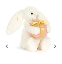 Bashful Bunny with present 