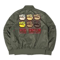 Image 2 of End Racism | Bomber Jackets