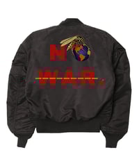 Image 2 of NO WAR | FEATURING GENESIS LOGO BOMBER JACKET