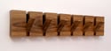 Wooden coat rack, 6 hooks. Free shipping