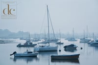 Aldeburgh Print. Yachts on the River Alde at dusk. Quality Photographic Print