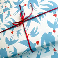 Image 2 of Love Bird Wrapping paper (pack of 2)