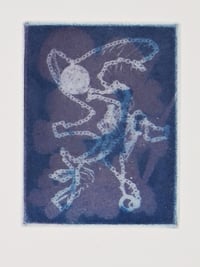 Image 2 of with you, flowers bloom | Intaglio | colour print