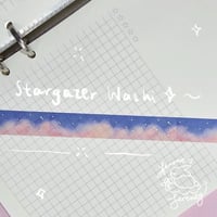 Image 2 of Stargazer Washi Tape (Holographic Silver Foil)