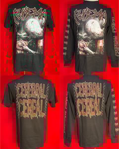 Image of Officially Licensed Pyaemia "Cerebral Cereal" Original Cover Art Short and Long Sleeves Shirts!