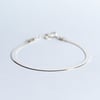 Flat Snake Bracelet - Sterling Silver 925 or Gold Plated
