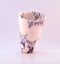 Image of Conical Vase - Purple Herringbone Pattern