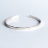 Flat Cuff Bracelet - Sterling Silver 925