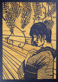 Image 4 of Uzuki – Kirie original, papier découpé