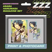 Image 1 of Asaba Harumasa Art Print and Photocard Set - Zenless Zone Zero ZZZ