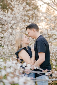 Image 1 of Couples cherry blossom minis