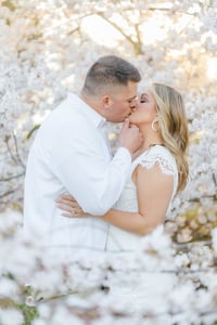 Image 3 of Couples cherry blossom minis