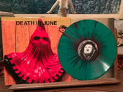 Image of Death In June - Essence! (Green and Maroon splatter variant, rare, OOP)