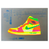 Hybrid 4.0 TR–909 Yellow Pink Cyan on grey back board 