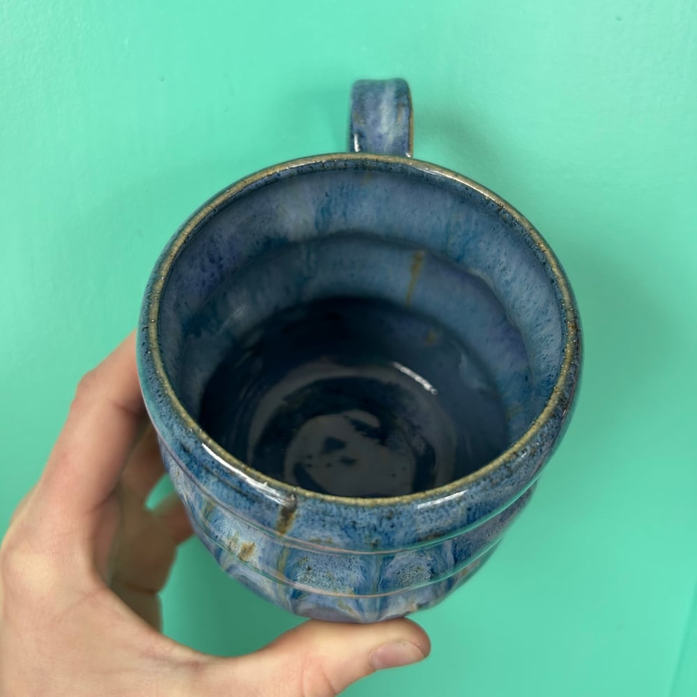 Image of indigo bubble mug 