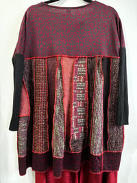 Image 3 of maroon, burgundy long sleeve top/dress