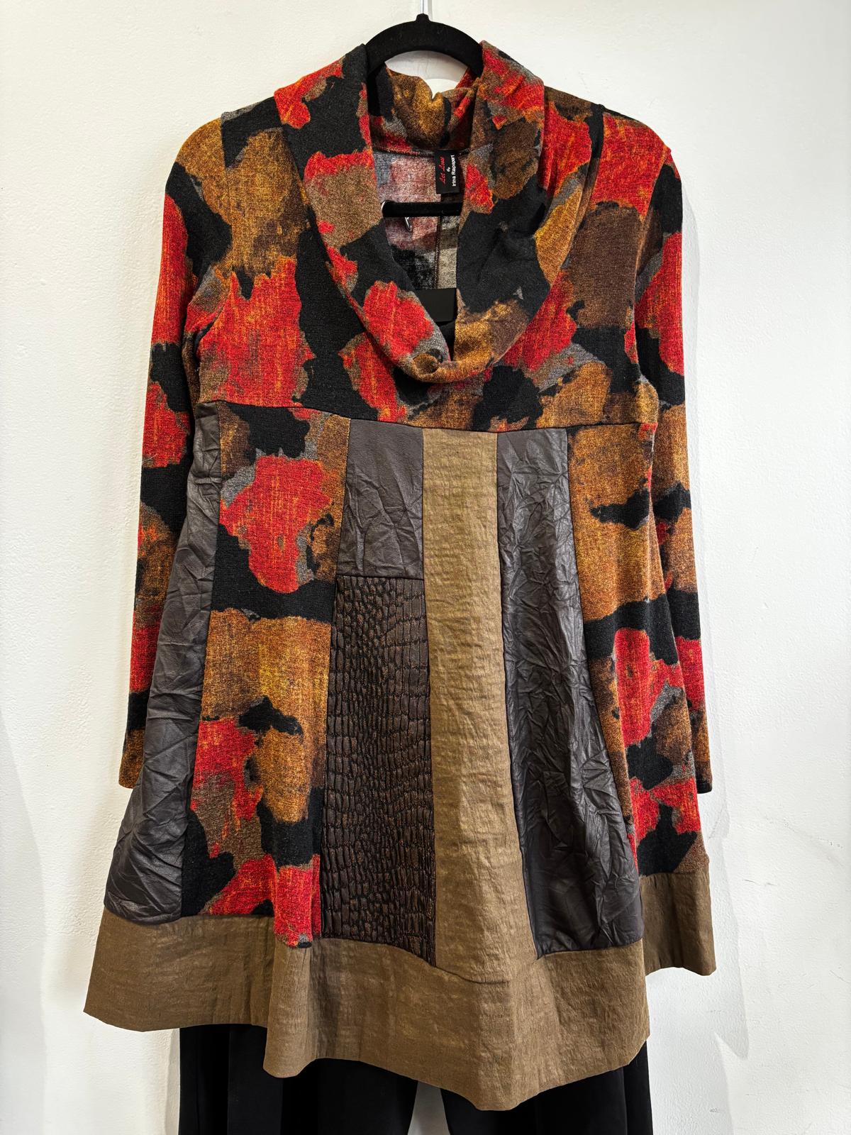 Image of A-line fabric collage dress/tunic