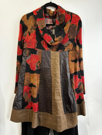 Image 5 of A-line fabric collage dress/tunic