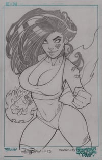 Image of Zombie Tramp #58 MegaCon 1/1 Original Cover Art