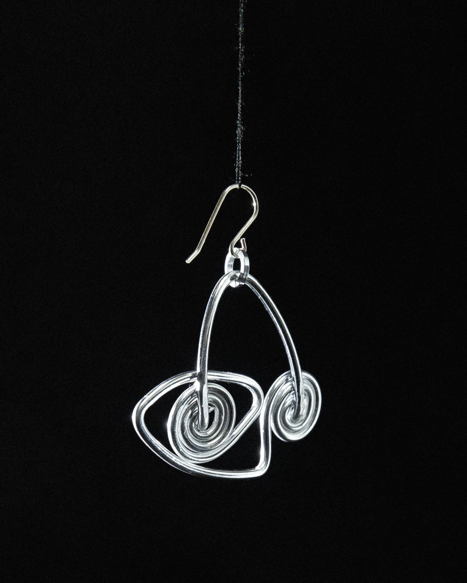 Image of doodle face earrings 
