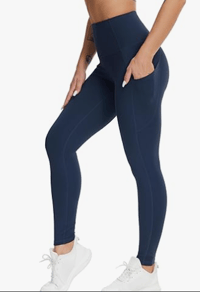Image 2 of High Waist Leggings With Pockets
