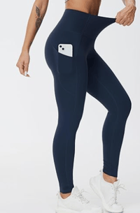 Image 3 of High Waist Leggings With Pockets
