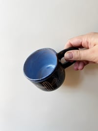 Image 2 of Black/Blue Desert Scene Mug Two