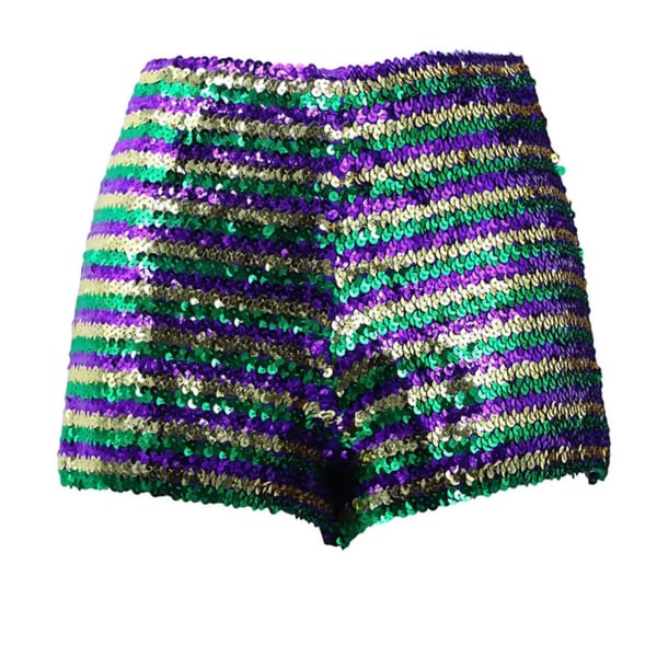 Image of Mardi Gras Multi sequin shorts 