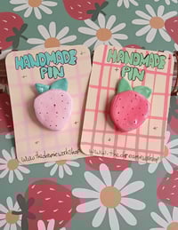 Image 2 of Strawberry clay pins