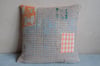 Square, Gingham Kantha Cushion - Small 