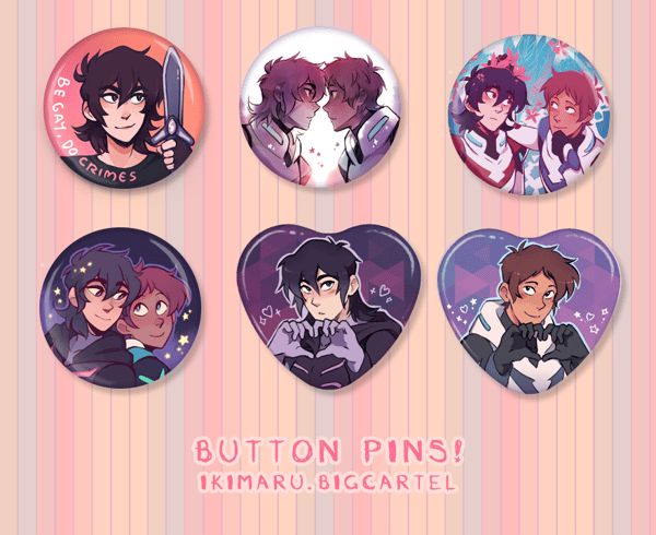 Image of Klance Button pins