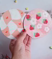 Image 2 of Fruitie Hearts coasters 