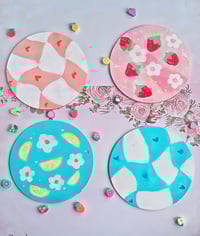 Image 1 of Fruitie Hearts coasters 