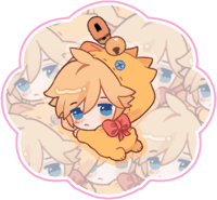 Image 1 of ChocoboBaby Cloud Strife Charm [FFVII]