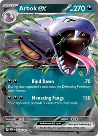 Arbok ex - 024/165 - SV: Scarlet & Violet 151 - Near Mint