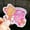 Image of Rose Tea & Cookies Kitty Sticker - Holographic Pattern