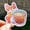 Image of Espresso Shot Corgi Sticker - Holographic Pattern