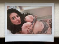 Signed Polaroid Bath