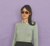 Image 2 of Ready to ship: S Phuncle Long Sleeve Cropped Merino T Shirt- Duckegg blue