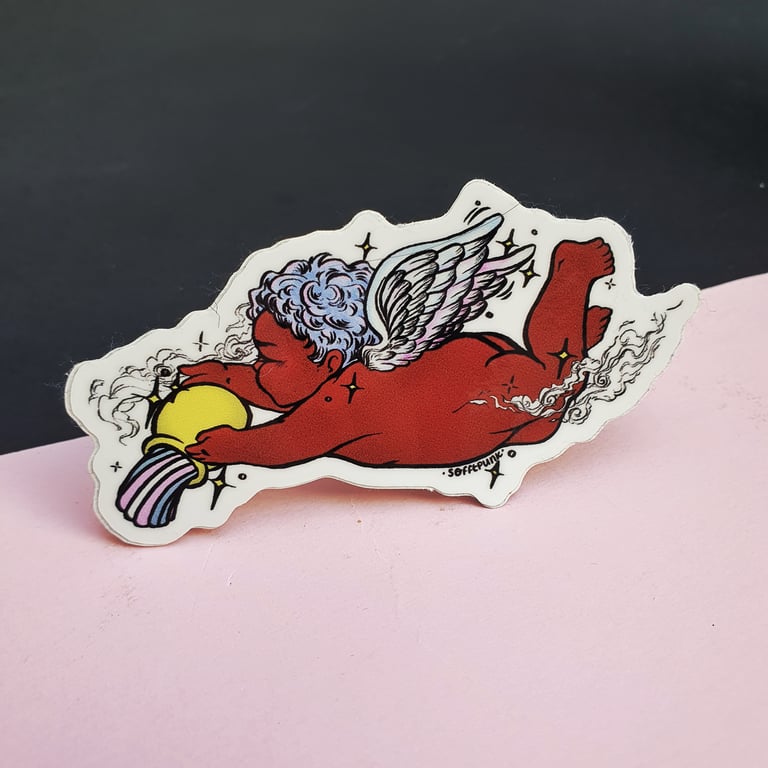 Pride Cherub Sticker