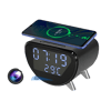 MSL 4K HD WiFi Mini Camera Clock | Wireless Charging, Remote View, Motion Detection, Home Security