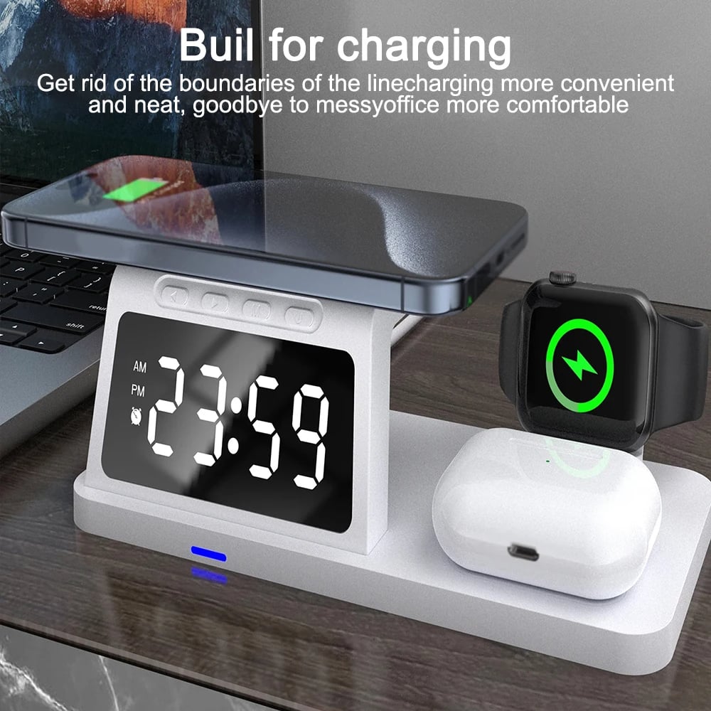 MSL 4K/1080P HD 3-in-1 WiFi Wireless Charger Camera